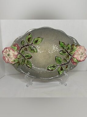 Vintage Shorter and Sons Wild Rose Dish